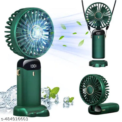 Breezelio™ Powerful Handheld Fan with Display