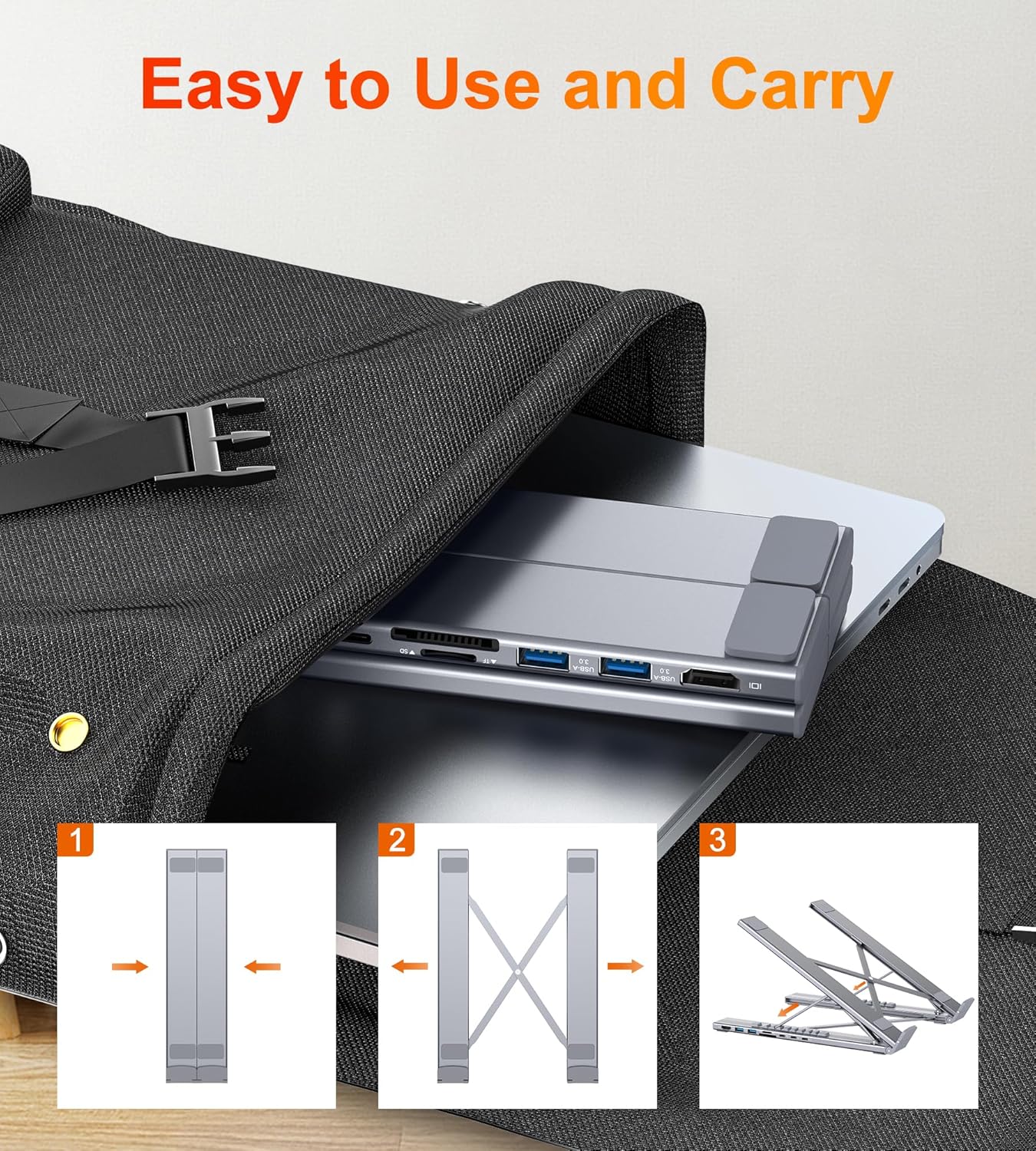 USB Laptop Docking Station Stand